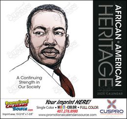 Dr. M Luther King, Jr. African-American Heritage Calendar