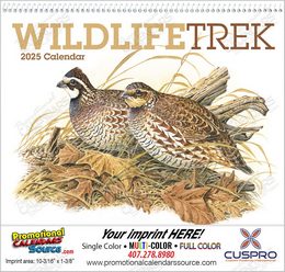 Wildlife Trek Calendar with Spiral 11x19