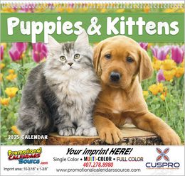 Puppies & Kittens Promotional Calendar,  Spiral