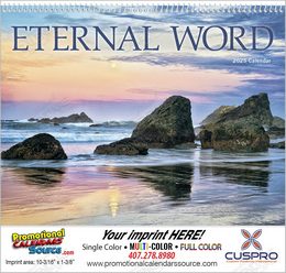 Eternal Word calendar with Pre-Planning Sheet for Funeral Homes, Spiral