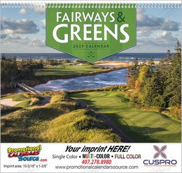 Fairways & Greens - Promotional Calendar  Spiral