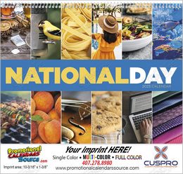 National Day Celebration Promotional Calendar , Spiral