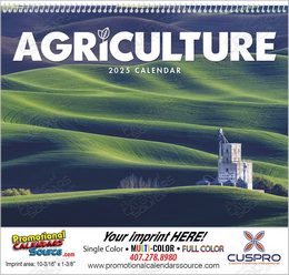 Agriculture Wall Calendar Spiral Binding