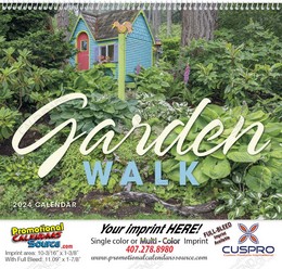 Garden Walk Wall Calendar Spiral