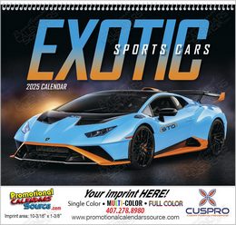 Exotic Sports Cars Promotional Calendar  Spiral