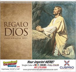 Regalo de Dios wo Funeral Pre-Planning Form Calendar Spanish