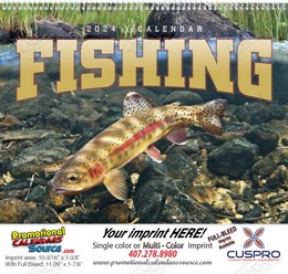 Fishing - Promotional Calendar  Spiral