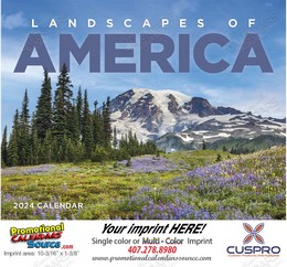 Landscapes of America Scenic Calendar, Stapled