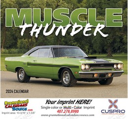Muscle Thunder Promotional Calendar  Stapled