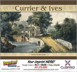 Currier & Ives Promotional Calendar  Stapled