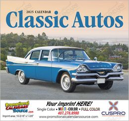 Classic Cars of the 40s, 50s, 60s  Calendar, 2024, Stapled