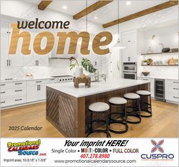 Welcome Home Promotional Calendar, Stapled