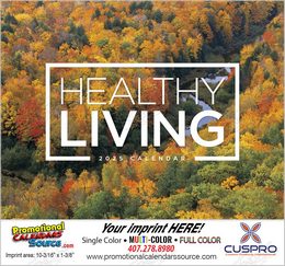 Healthy Living Lifestyle Calendar, 11x19