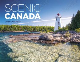 Window Cut-Out Scenic Canada Calendar, Size 11x17