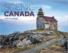 Window Cut-Out Scenic Canada Calendar, Size 11x17