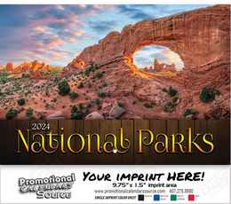 National Parks Wall Calendar  - Stapled