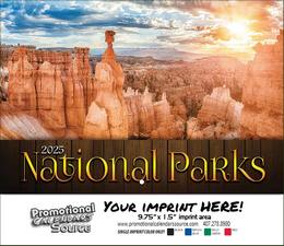 National Parks Wall Calendar  - Stapled