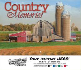 Country Memories Wall Calendar - Stitched