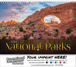 National Parks Wall Calendar  - Spiral