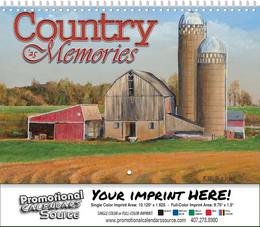 Country Memories Wall Calendar Spiral binding