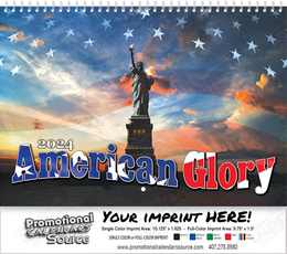 American Glory Wall Calendar  - Spiral