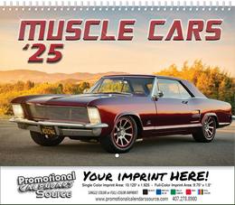 Muscle Cars Wall Calendar  - Spiral