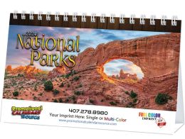 National Parks Scenic Tent Desk Calendar 6.25x4