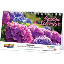 Garden Splendor Promotional Desk Calendar 