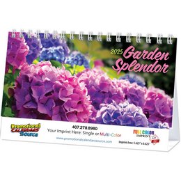 Garden Splendor Promotional Desk Calendar 