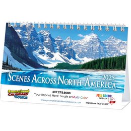 Scenes Across America Desk Promotional Calendar  - Scenes