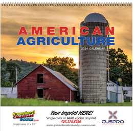 American Agriculture  Wall Calendar - Spiral