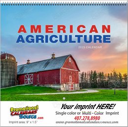 American Agriculture  Wall Calendar - Spiral