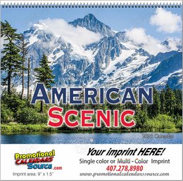 American Scenic Promotional Wall Calendar  Spiral