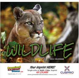 Wildlife Stapled Calendar 2024