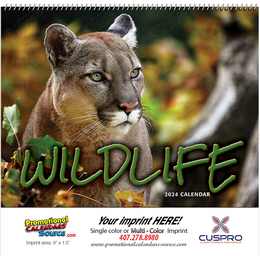 Wildlife Wall Calendar  Spiral