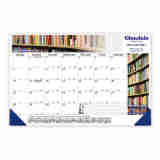 Full-Color Desk Pad Calendar with Top and Side Imprint - 17x11
