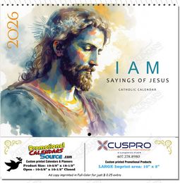 Catholic  Calendar 2026 With Funeral Preplanning insert option | Spiral