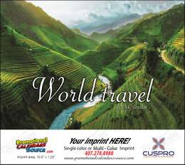 Scenic World Travel Destinations Calendar 2025 - Stapled