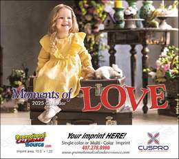 Moments Of Love Kids Calendar 2025 - Stapled
