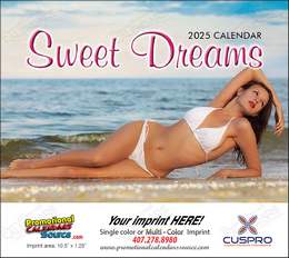 Sexy Female Models Calendar 2025 - Stapled