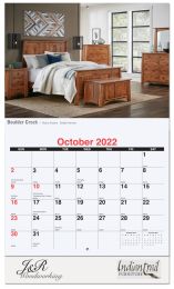 Custom Wall Calendar Full Color Photos Imprint, Stapled Binding, 13 Full Color Images, Drop Ad Copy