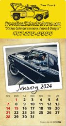 Classic Cars Stick-Up Calendar Full-Color Pad