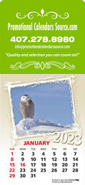 Wildlife Jumbo Square Adhesive Calendar