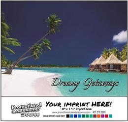 Dreamy Getaways Scenic Calendar Bilingual English/Spanish