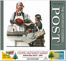 Saturday Evening Post Promotional Calendar  Stapled