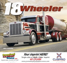18-Wheelers Promotional Calendar, Stapled