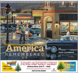 America Remembered Wall Calendar  - Spiral