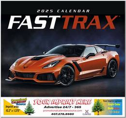 Fast Trax Promotional Cars Calendar  Stapled