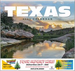 State of Texas Promotional Wall Calendar  Spiral