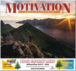 Motivation Wall Calendar  Stapled